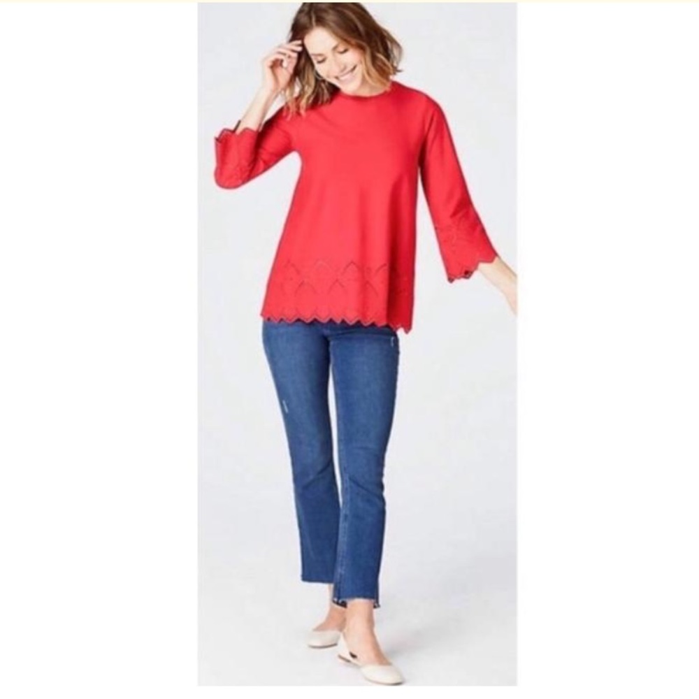 J. Jill | Kick Flare Waverly Wash Cropped Jeans